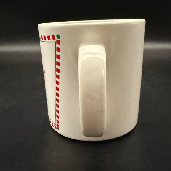 Vintage Christmas Papel Mug Slants “Holidays Make Me Tipsy” Ceramic Mug Cup - Picture 4 of 9